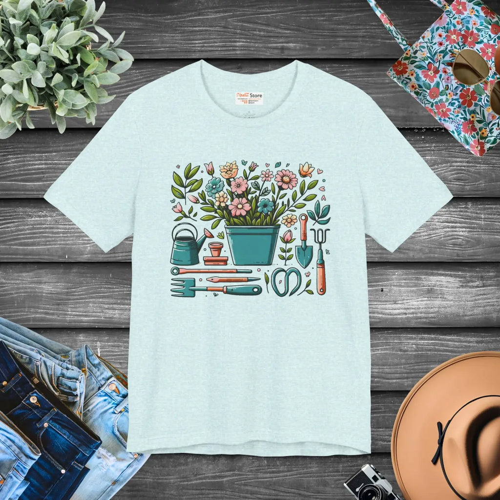 Ultra-Soft Unisex Jersey Tee - Plant Lover Design - DipaliZ