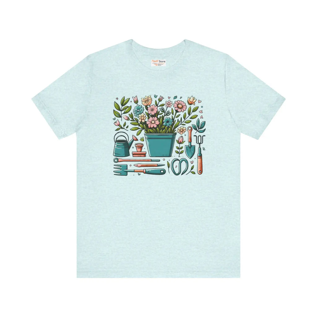 Ultra-Soft Unisex Jersey Tee - Plant Lover Design - DipaliZ