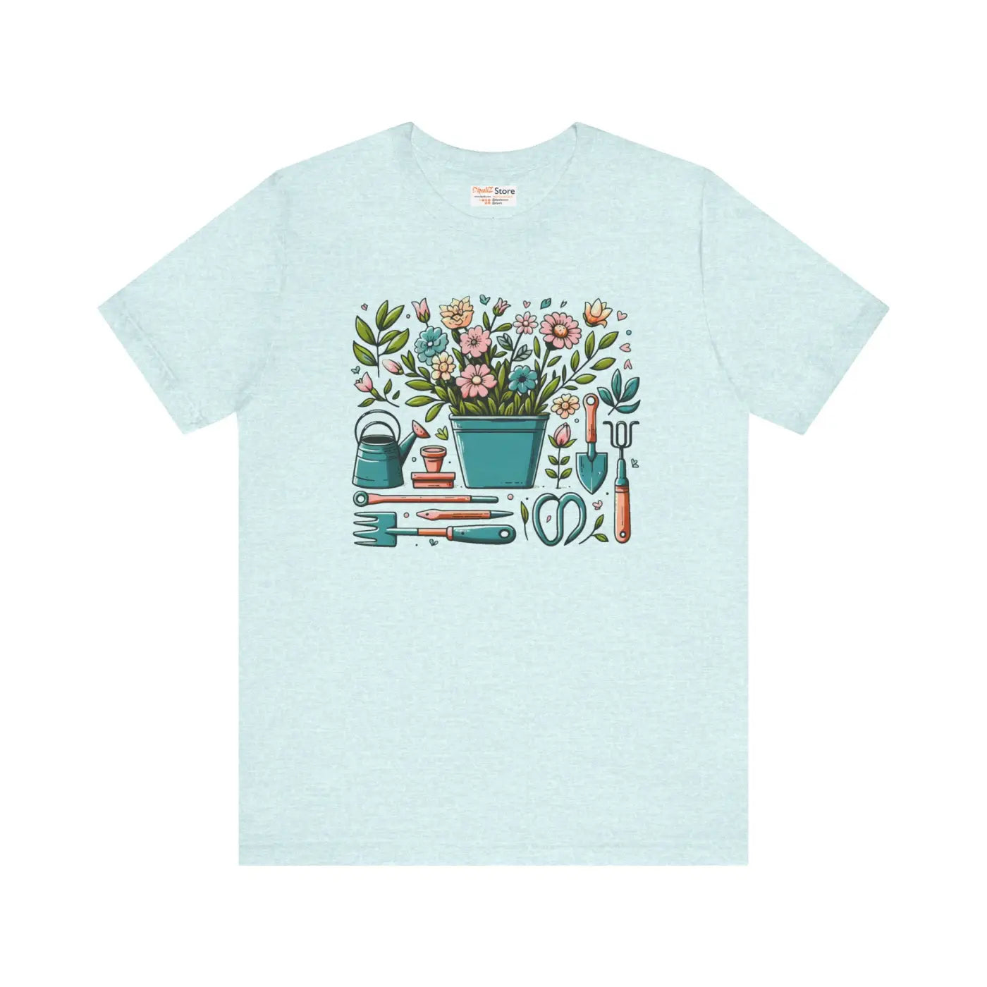 Ultra-Soft Unisex Jersey Tee - Plant Lover Design - DipaliZ