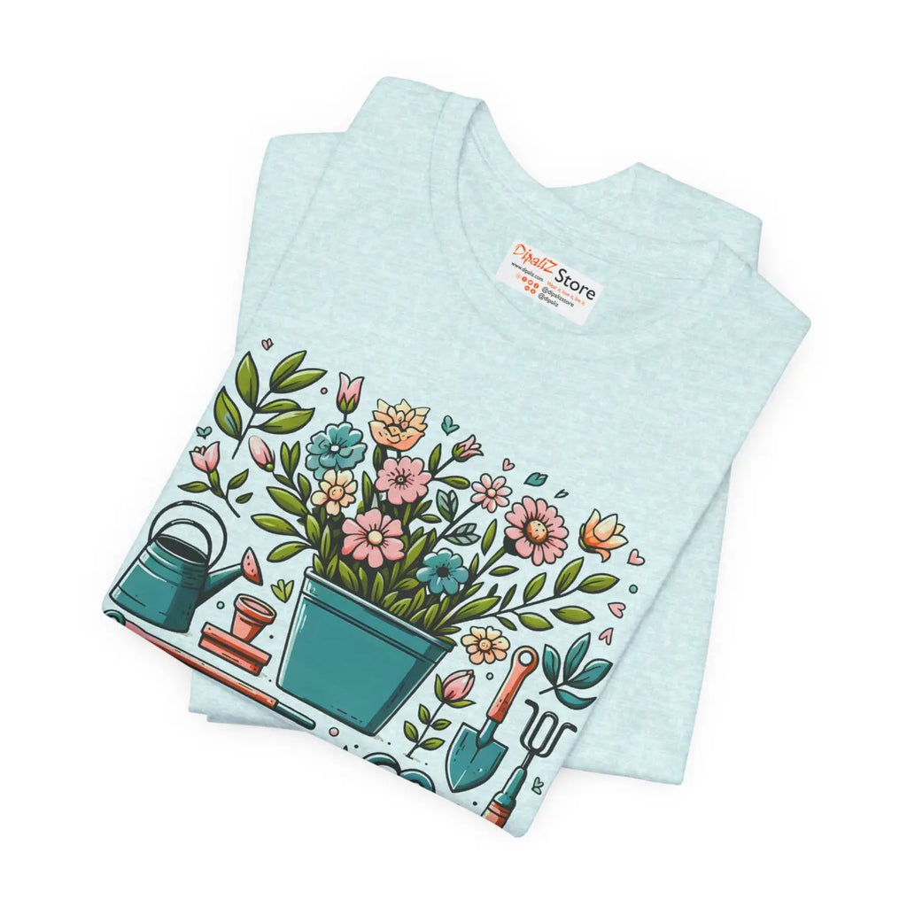 Ultra-Soft Unisex Jersey Tee - Plant Lover Design - DipaliZ
