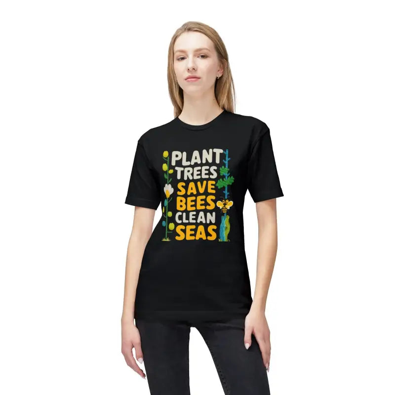 Plant Trees Save Bees T-Shirt - Celebrate Earth Day - DipaliZ