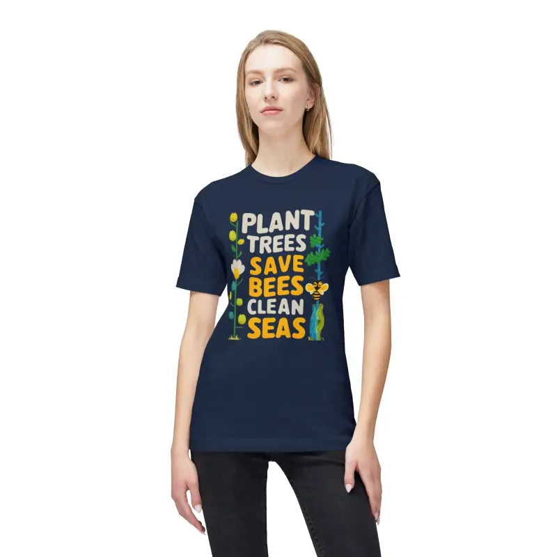 Plant Trees Save Bees T-Shirt - Celebrate Earth Day - DipaliZ