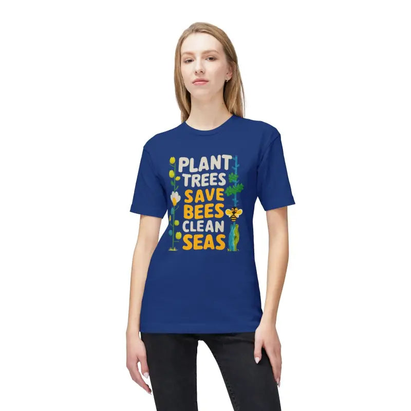 Plant Trees Save Bees T-Shirt - Celebrate Earth Day - DipaliZ