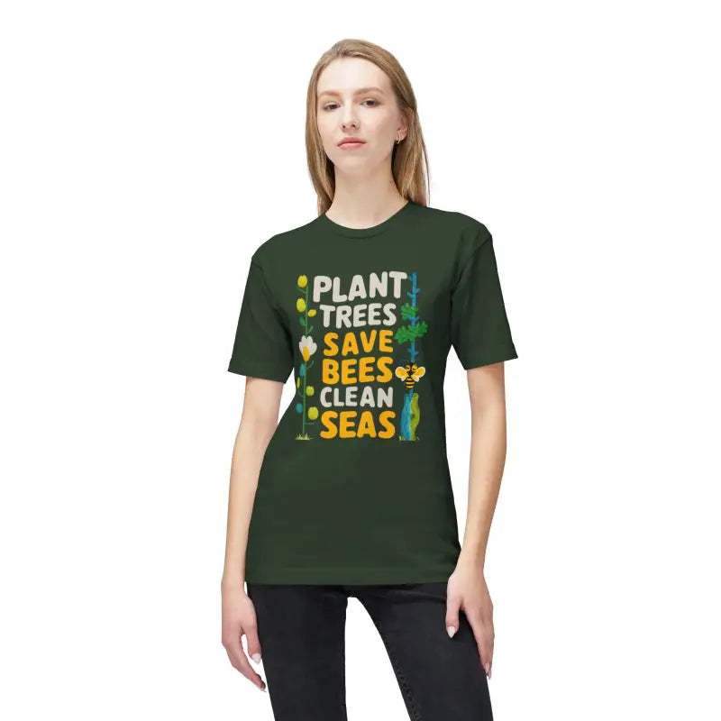 Plant Trees Save Bees T-Shirt - Celebrate Earth Day - DipaliZ