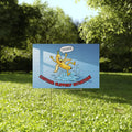 Plastic Yard Sign - Slippery Situation Banana Design - DipaliZ