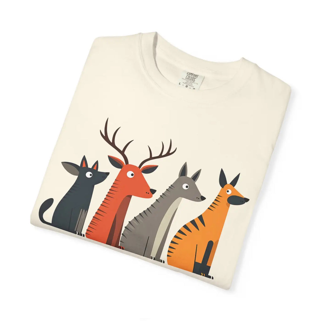 Cute Graphic Tee - Playful Animal Print for Nature Lovers - DipaliZ