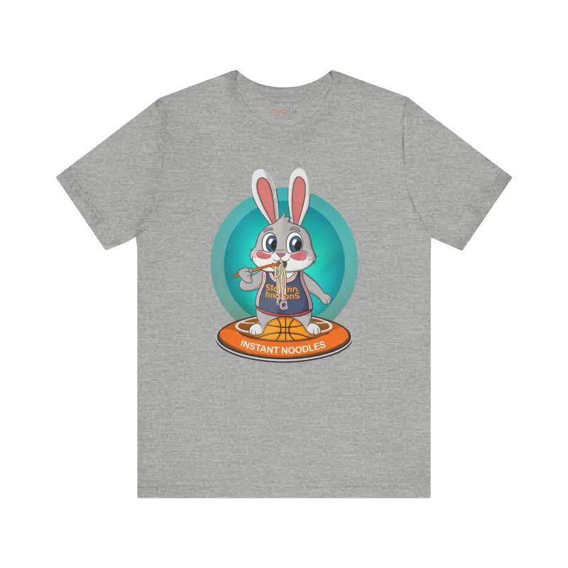 Playful Bunny Basketball Unisex Tee - Court Ready - DipaliZ