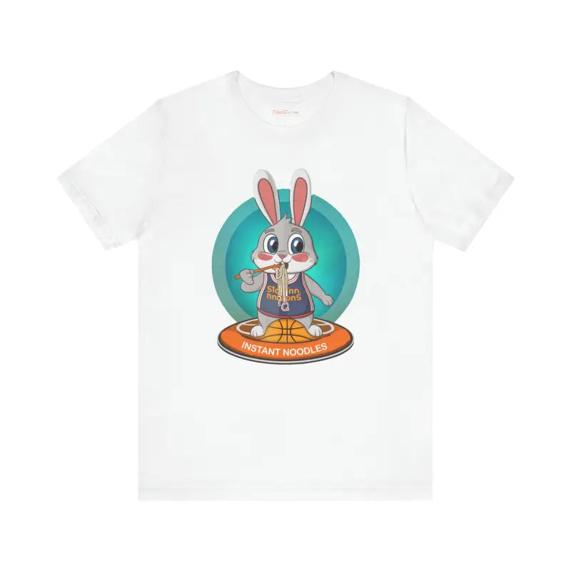 Playful Bunny Basketball Unisex Tee - Court Ready - DipaliZ