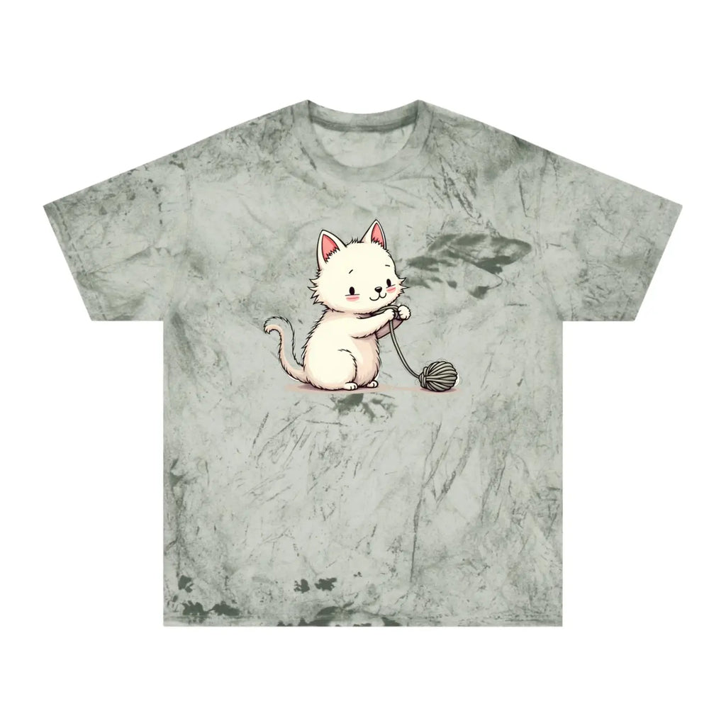 Playful Cat Colorful Unisex Tee - Casual Everyday Wear - DipaliZ