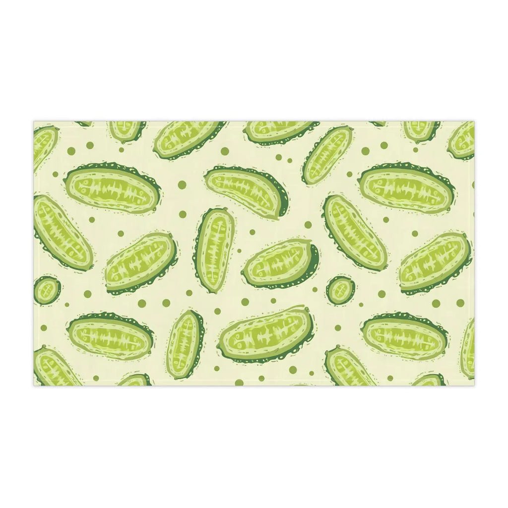 Playful Cucumber Tea Towels - Fun Kitchen Decor - DipaliZ