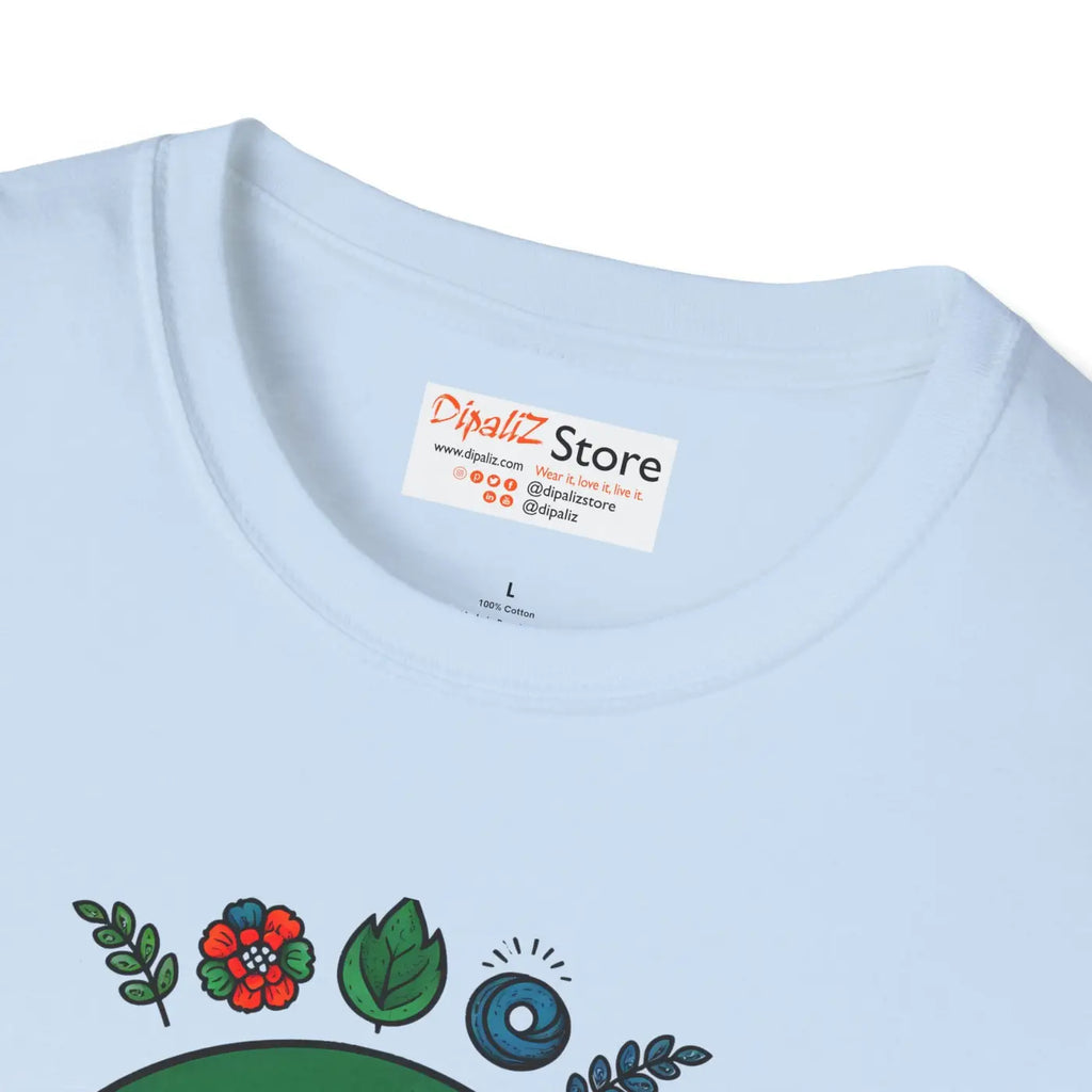 Playful Fox Yoga Softstyle Unisex T-Shirt - Animal Lovers Tee - DipaliZ
