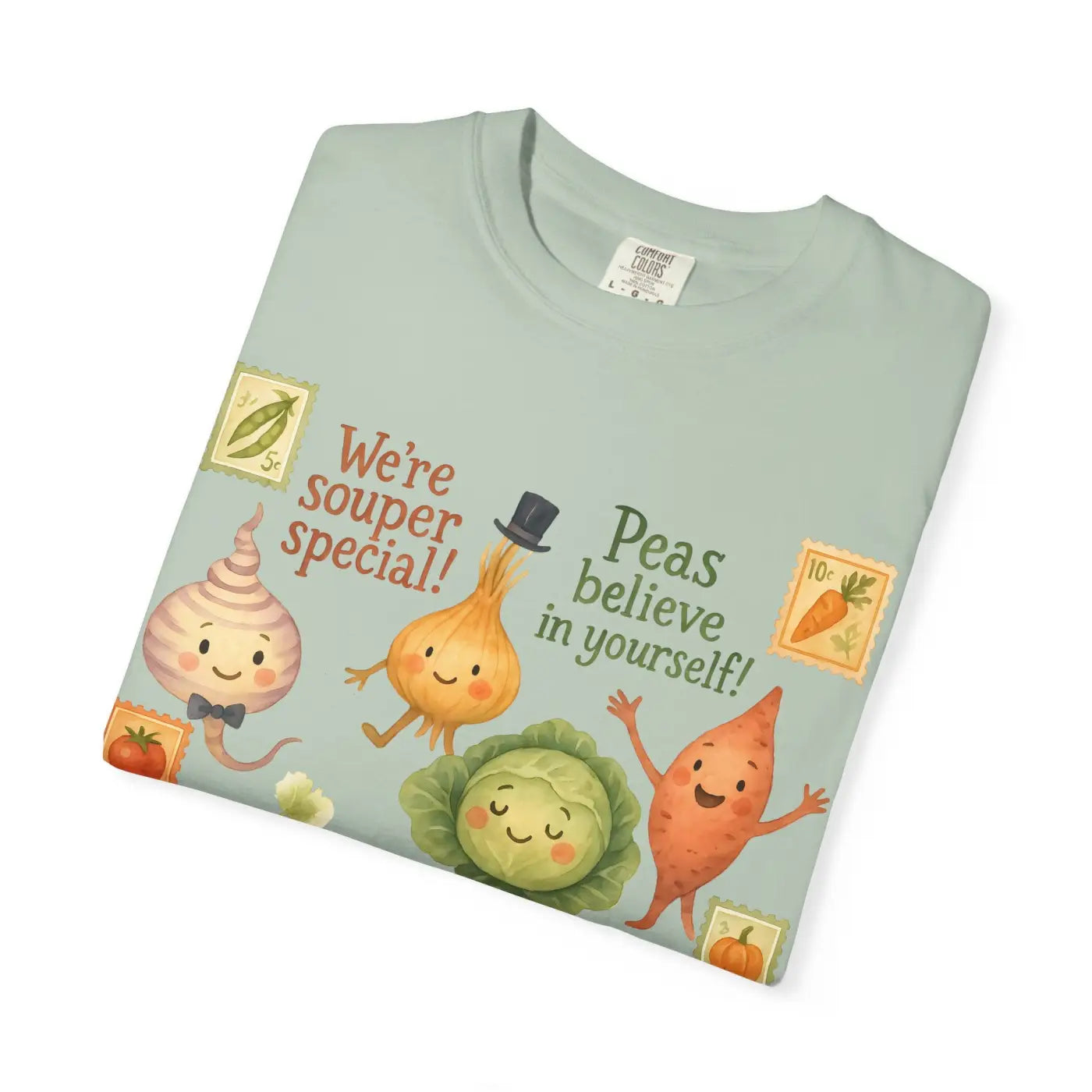 Playful Veggie Cute Graphic Tee - Gardening Enthusiast - DipaliZ