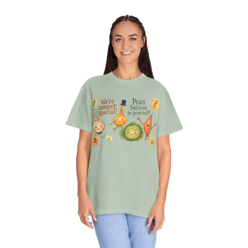 Playful Veggie Cute Graphic Tee - Gardening Enthusiast - DipaliZ