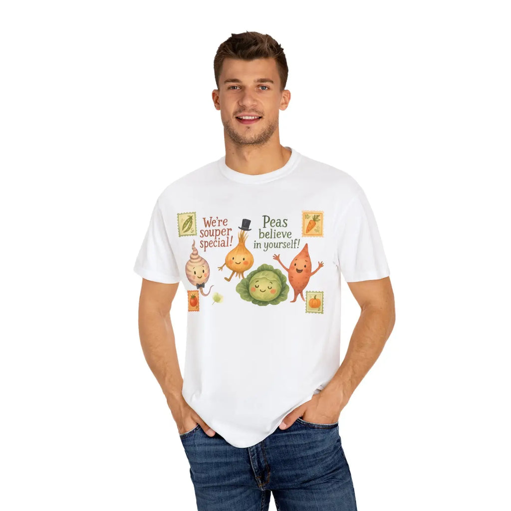 Playful Veggie Cute Graphic Tee - Gardening Enthusiast - DipaliZ