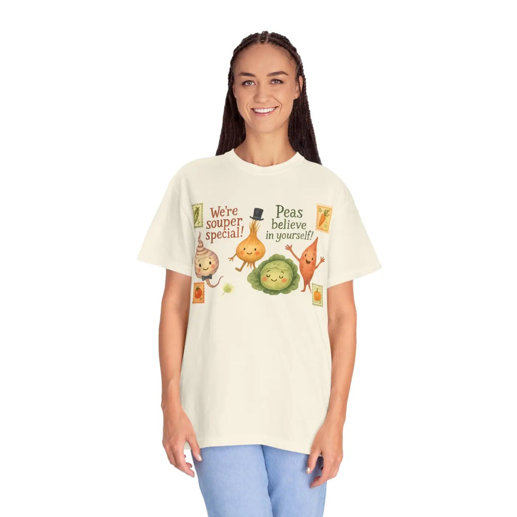 Playful Veggie Cute Graphic Tee - Gardening Enthusiast - DipaliZ
