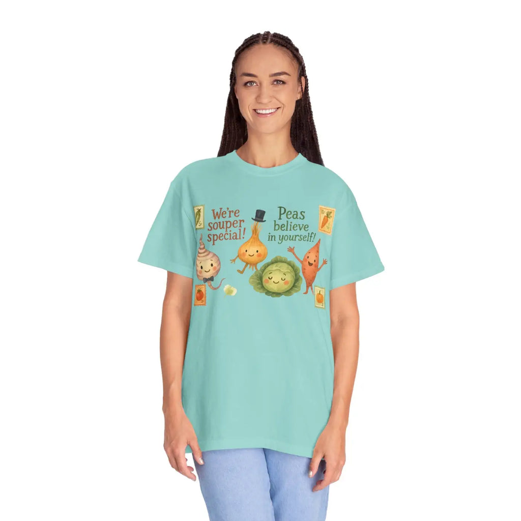 Playful Veggie Cute Graphic Tee - Gardening Enthusiast - DipaliZ