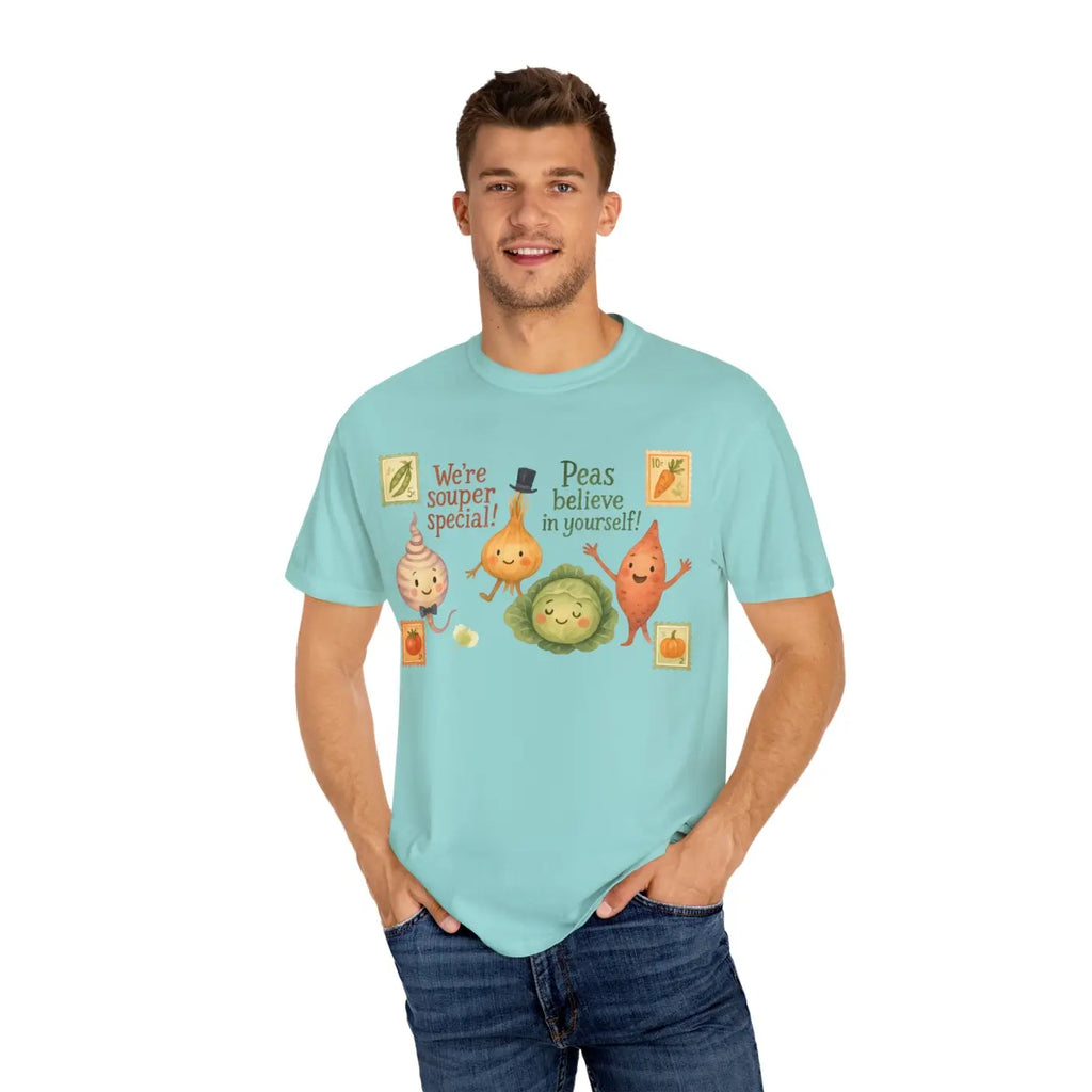 Playful Veggie Cute Graphic Tee - Gardening Enthusiast - DipaliZ