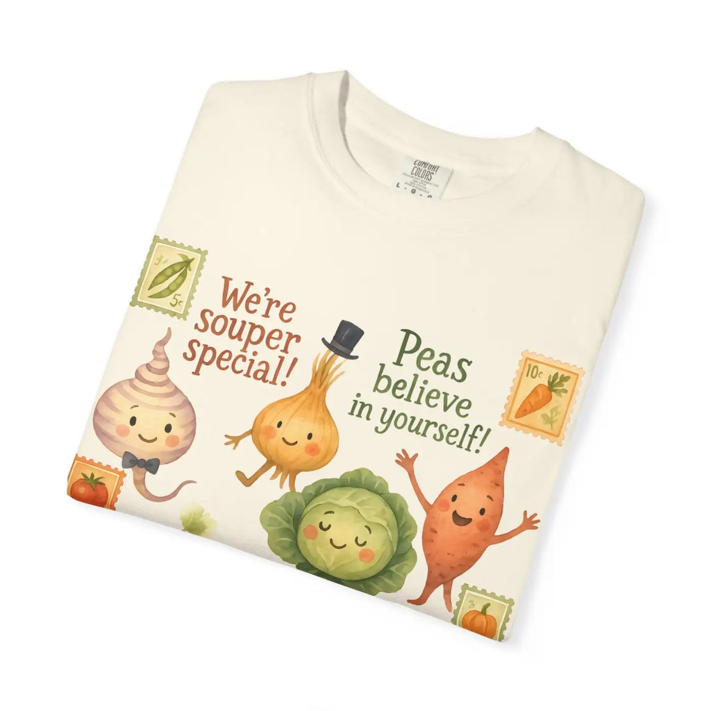 Playful Veggie Cute Graphic Tee - Gardening Enthusiast - DipaliZ