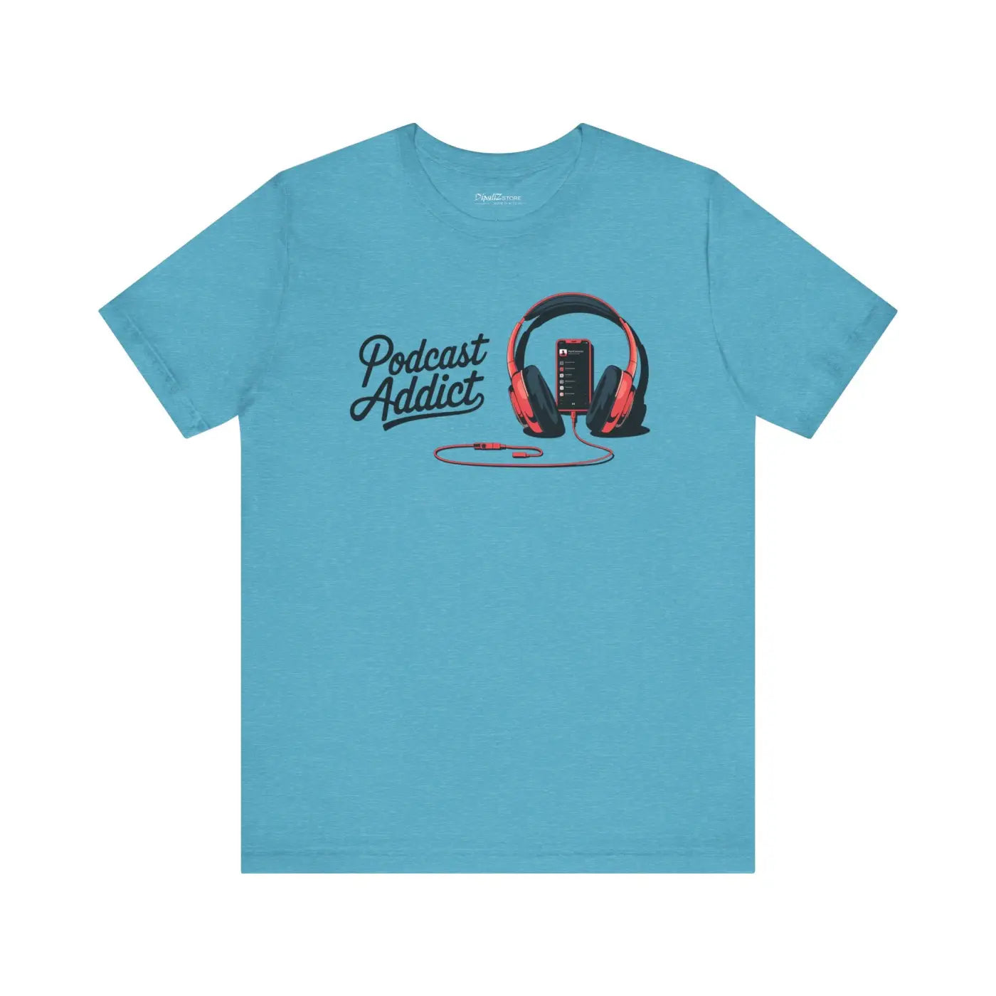 Unisex Jersey Short Sleeve Tee - Never Give Up Headphones - DipaliZ