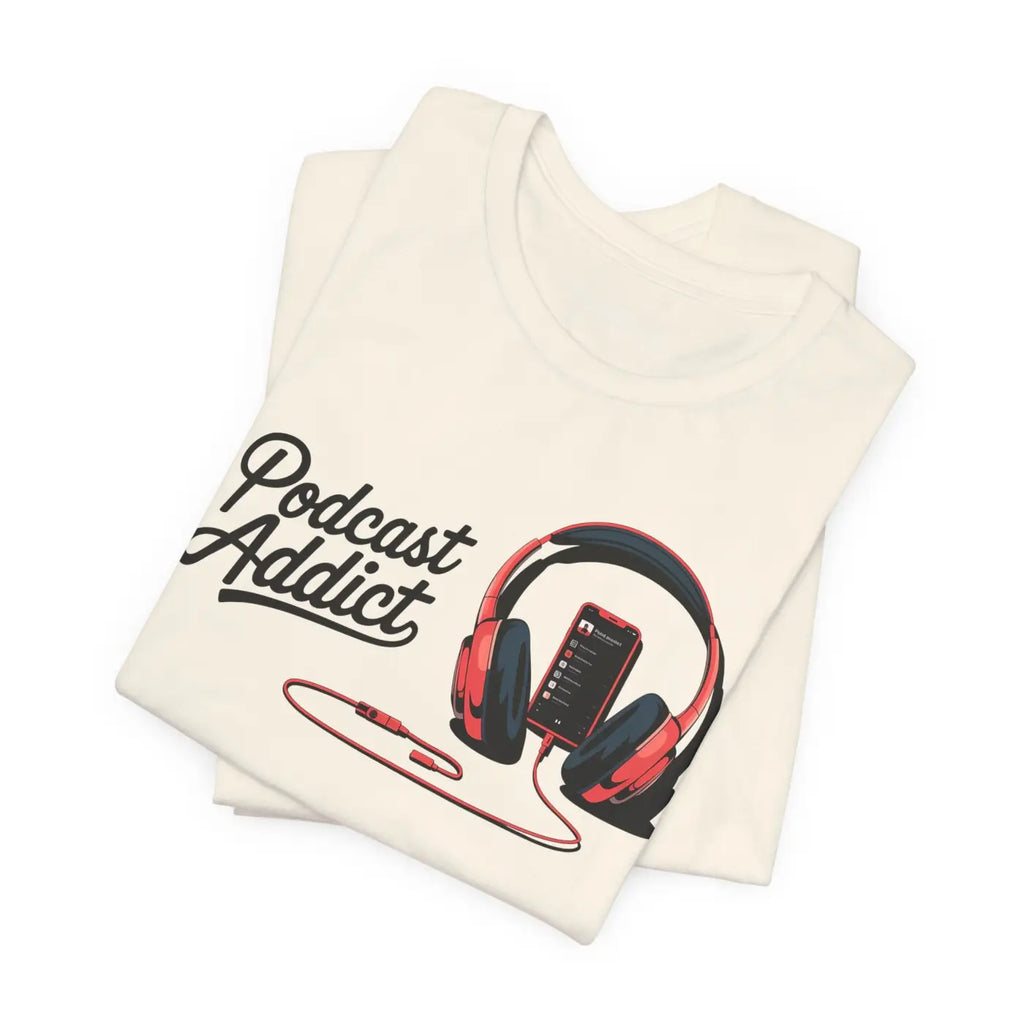 Unisex Jersey Short Sleeve Tee - Never Give Up Headphones - DipaliZ