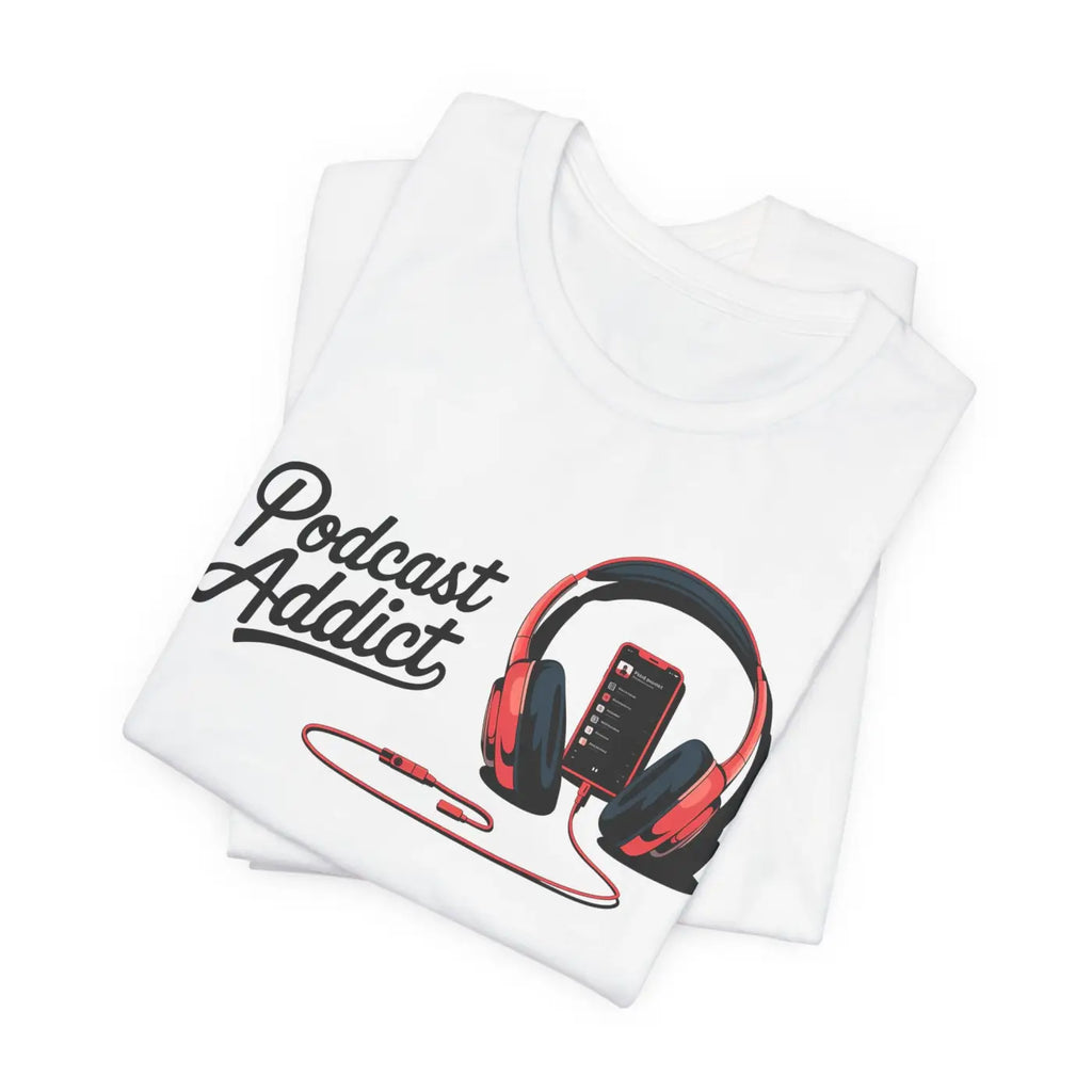 Unisex Jersey Short Sleeve Tee - Never Give Up Headphones - DipaliZ