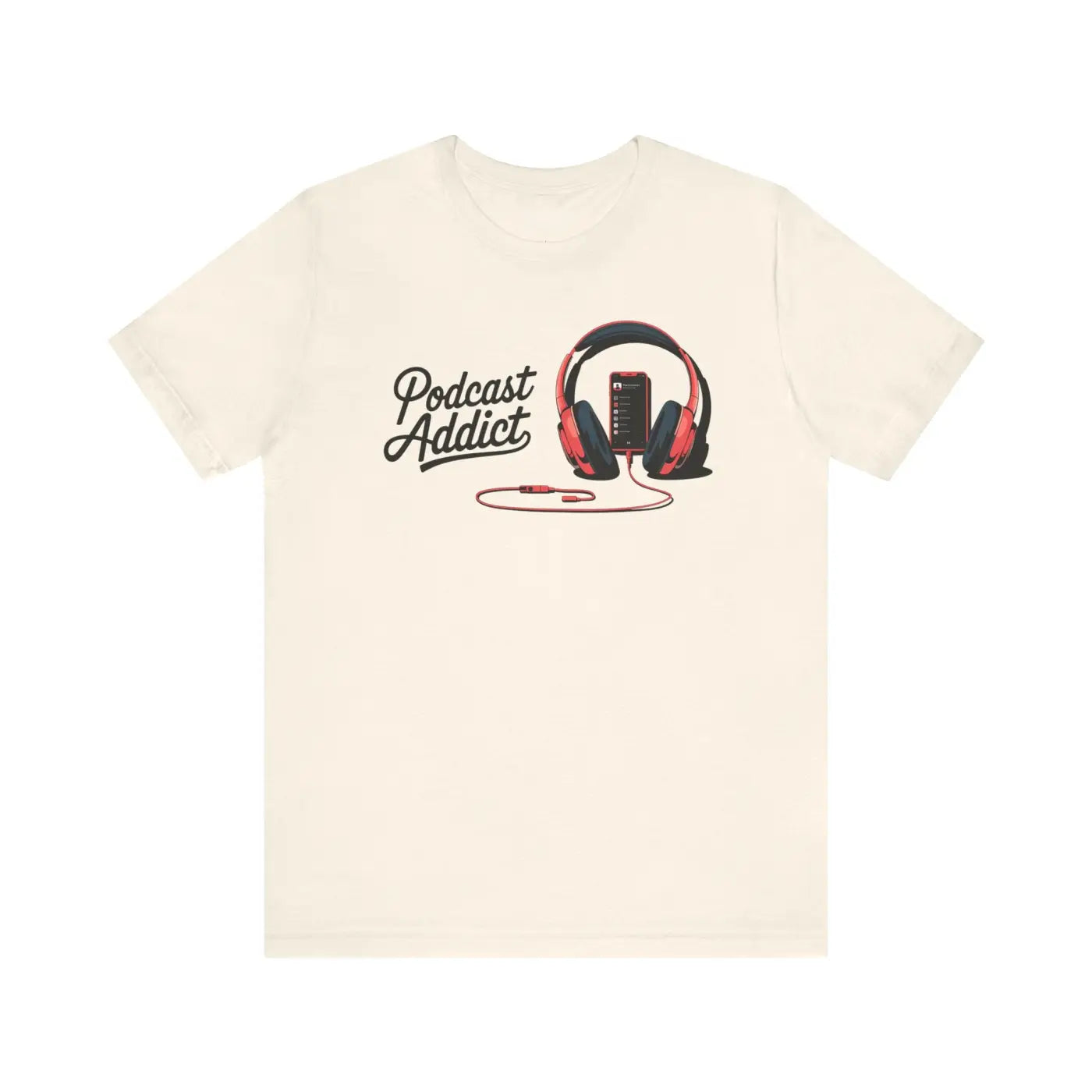 Unisex Jersey Short Sleeve Tee - Never Give Up Headphones - DipaliZ
