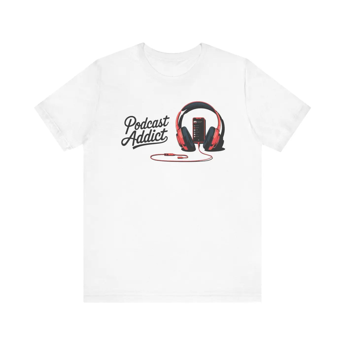 Unisex Jersey Short Sleeve Tee - Never Give Up Headphones - DipaliZ