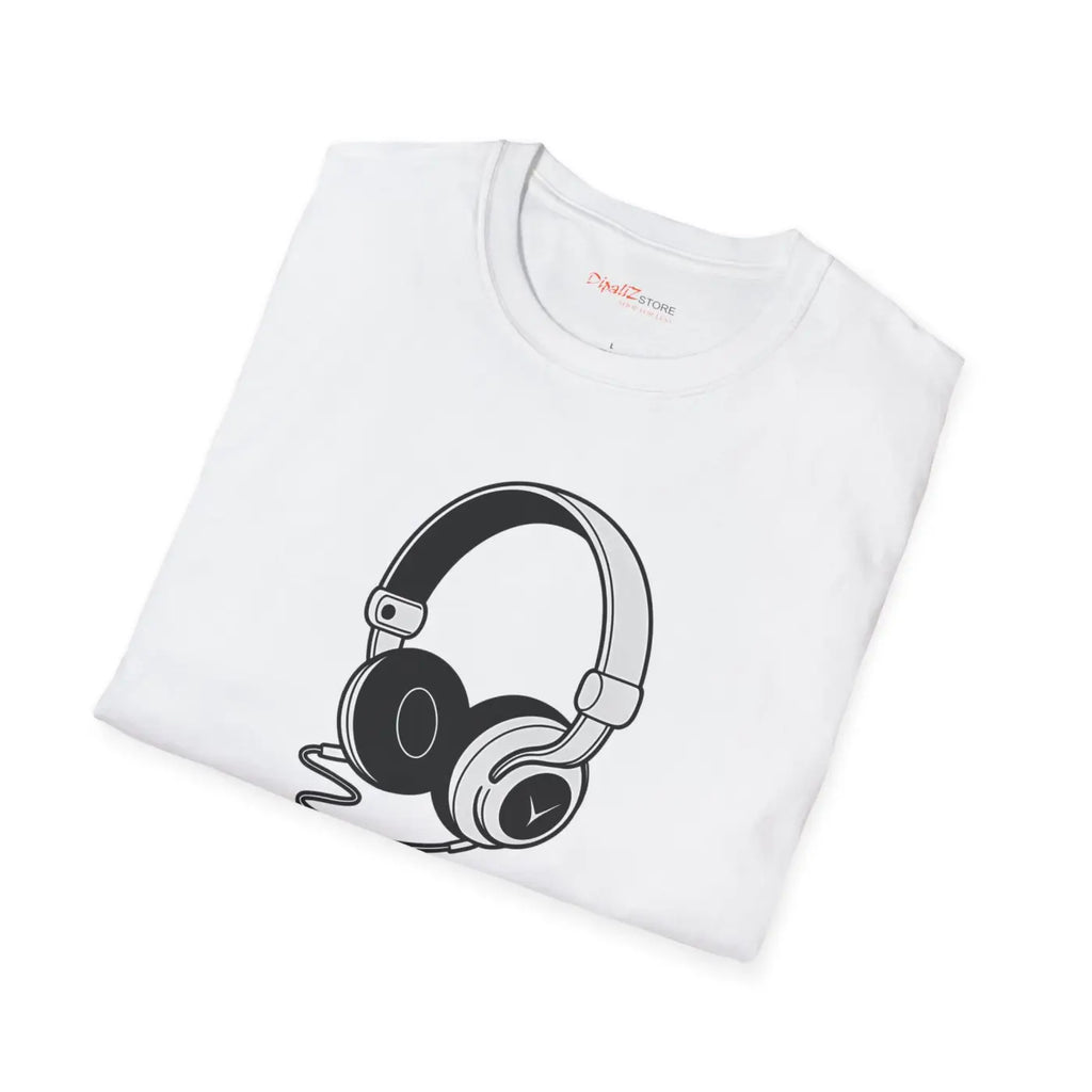 Podcast Addict Tee - Tear-Away Label Softstyle Comfort - DipaliZ