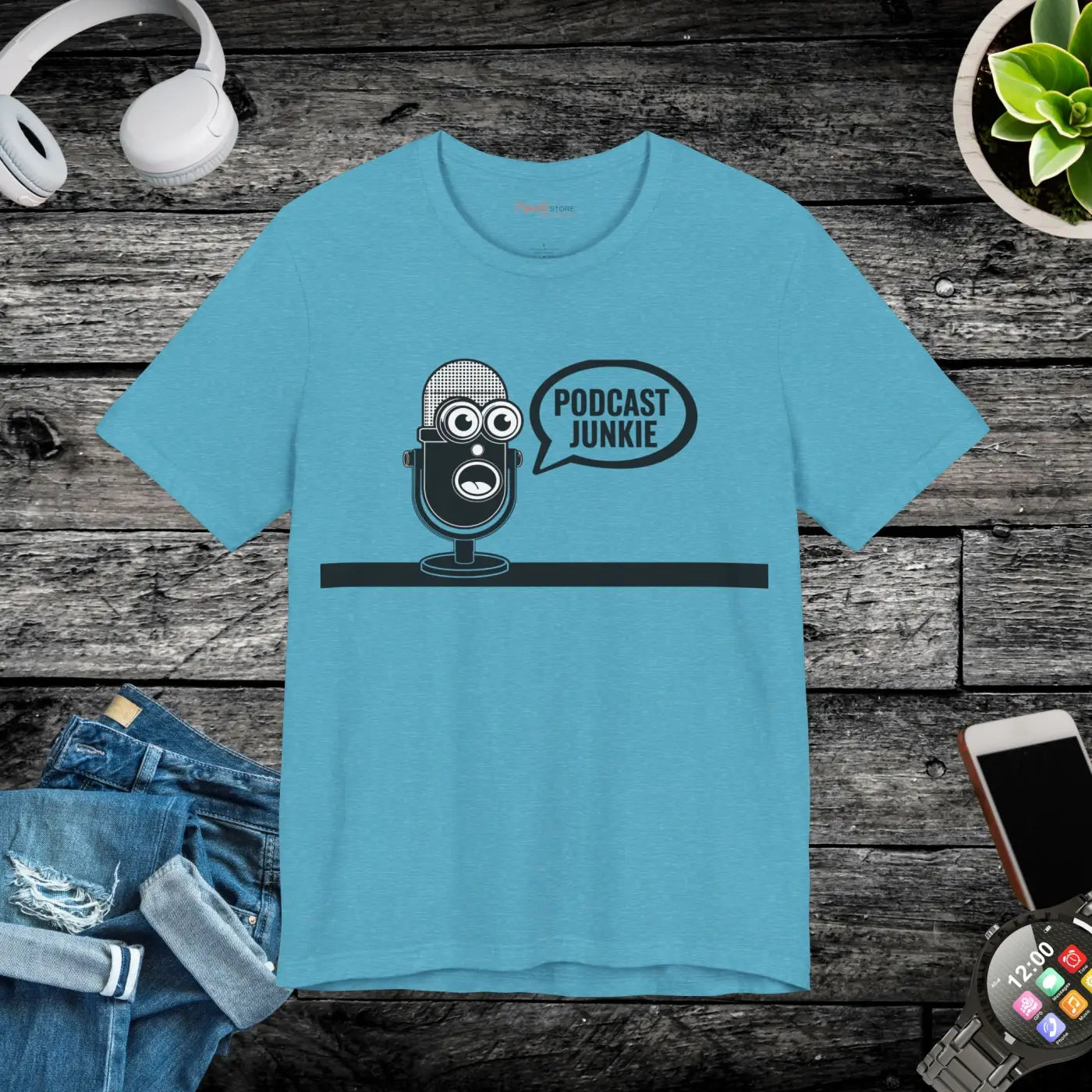 Podcast Junkie Unisex Jersey Short Sleeve Tee - DipaliZ
