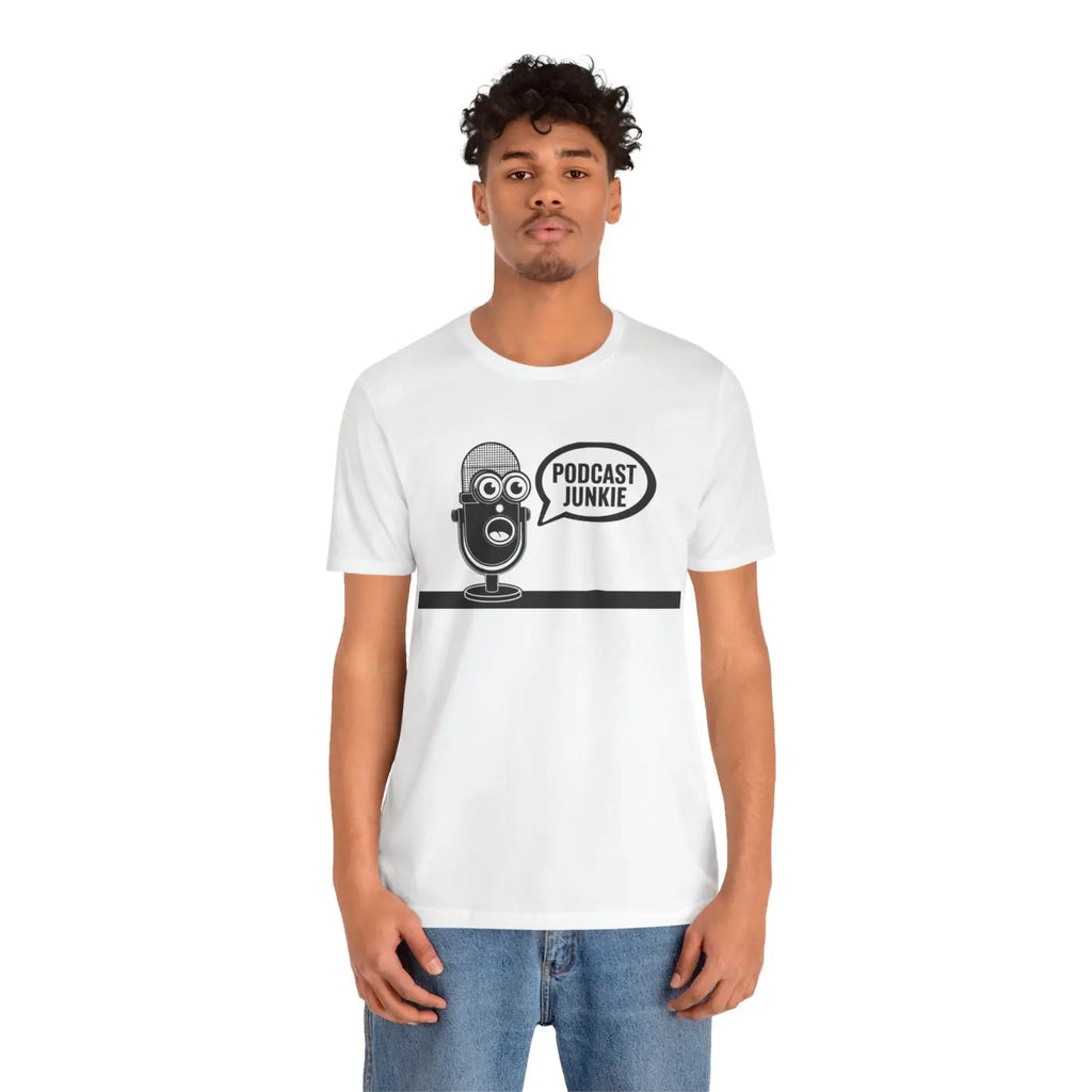 Podcast Junkie Unisex Jersey Short Sleeve Tee - DipaliZ