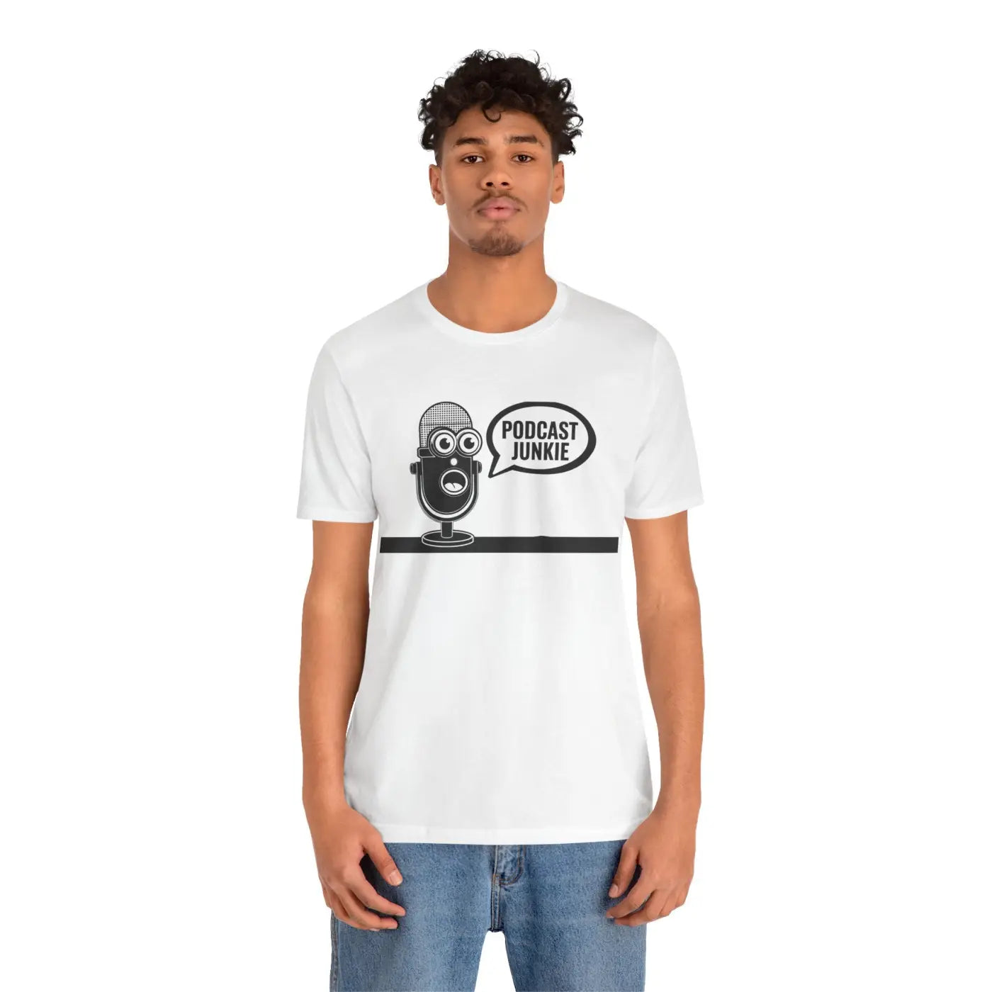 Podcast Junkie Unisex Jersey Short Sleeve Tee - DipaliZ