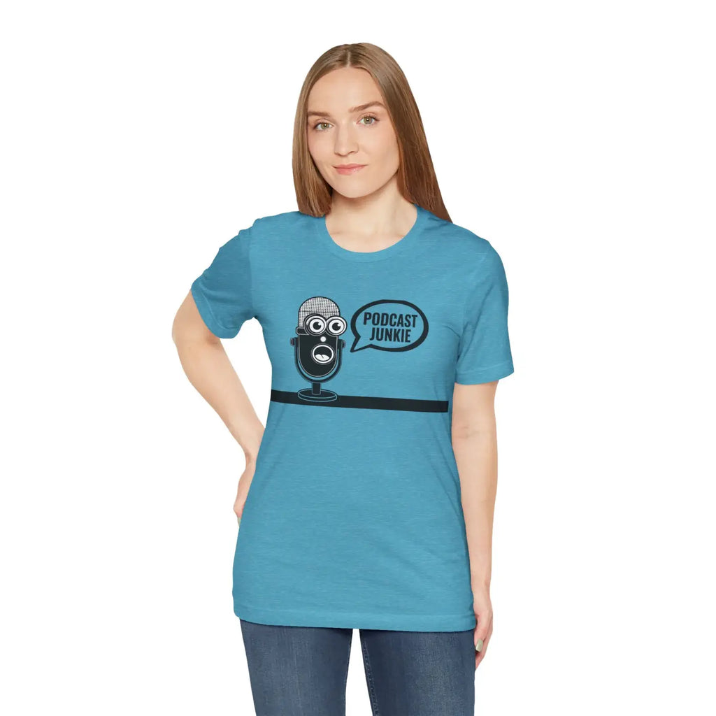 Podcast Junkie Unisex Jersey Short Sleeve Tee - DipaliZ