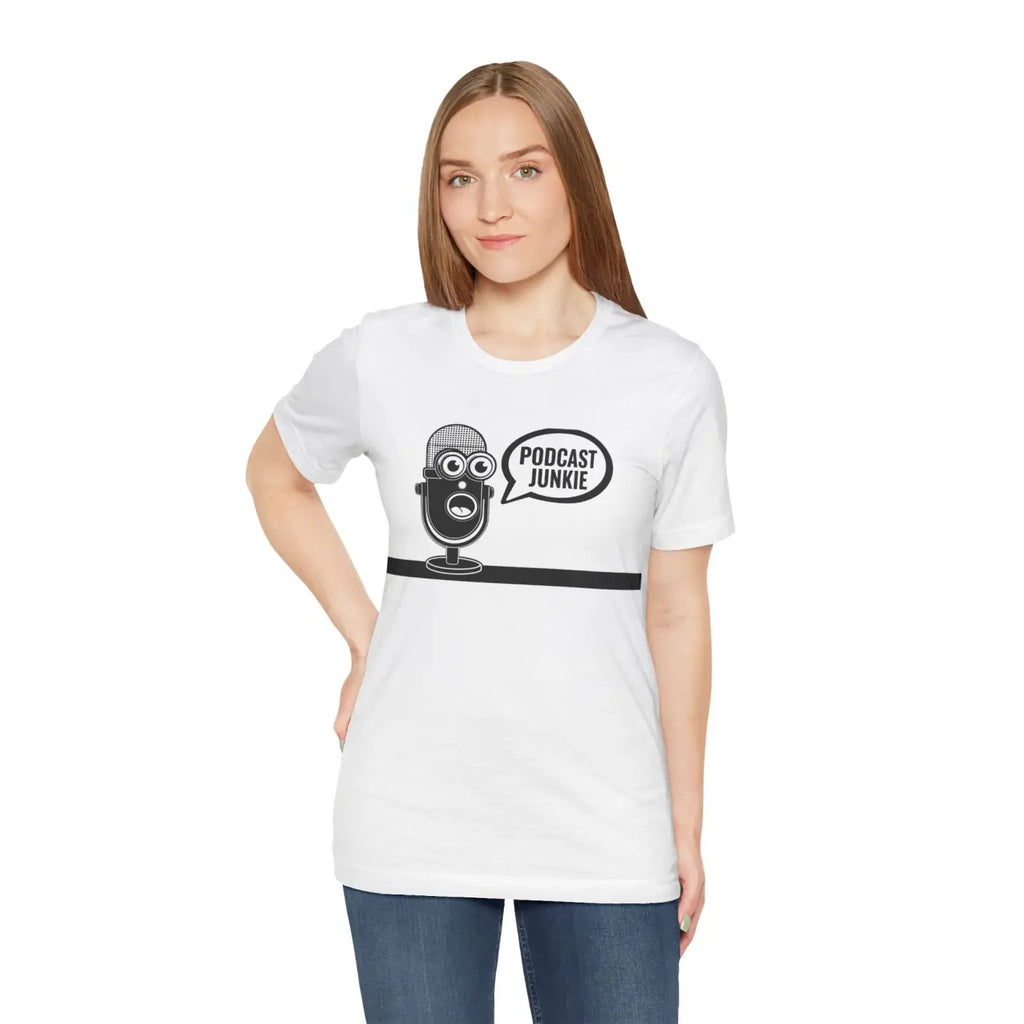 Podcast Junkie Unisex Jersey Short Sleeve Tee - DipaliZ