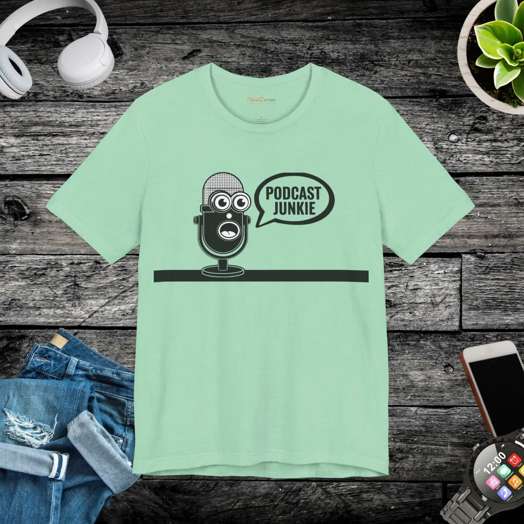 Podcast Junkie Unisex Jersey Short Sleeve Tee - DipaliZ
