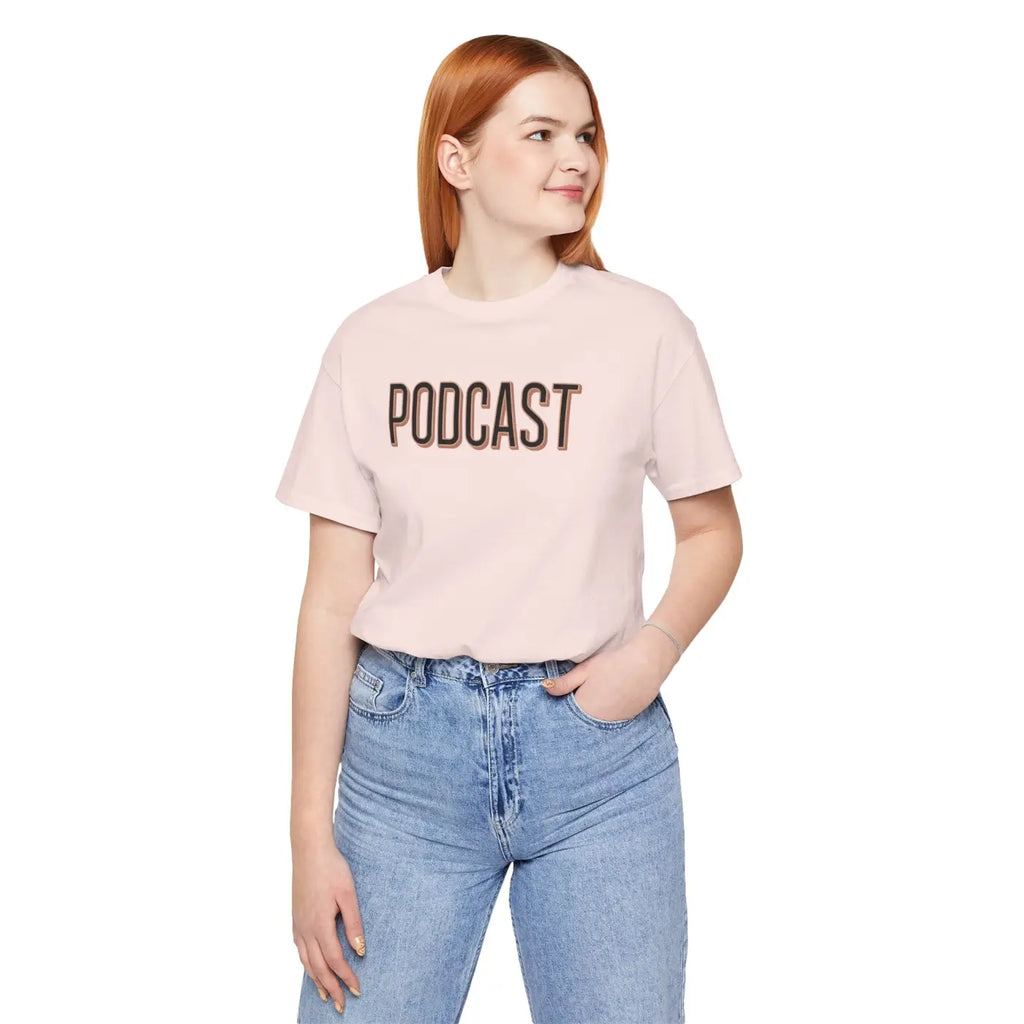 Unisex Jersey Short Sleeve Tee - Podcast Design - DipaliZ