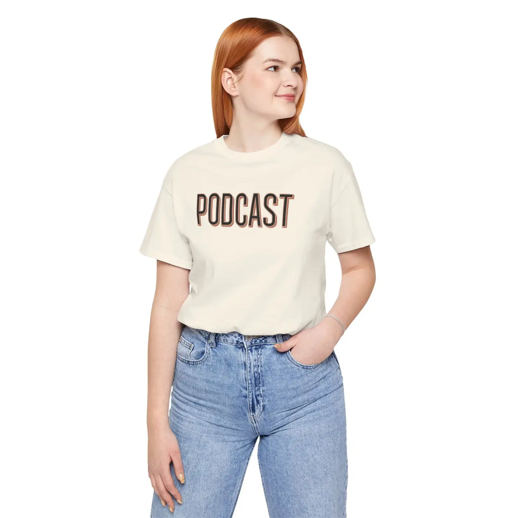 Unisex Jersey Short Sleeve Tee - Podcast Design - DipaliZ