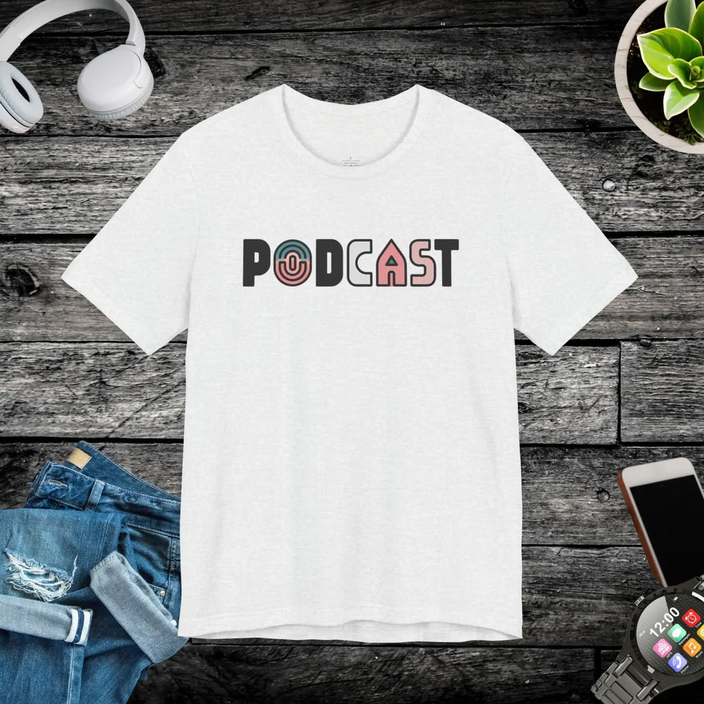 Podcast Unisex Jersey Short Sleeve Tee - Soft Cotton - DipaliZ