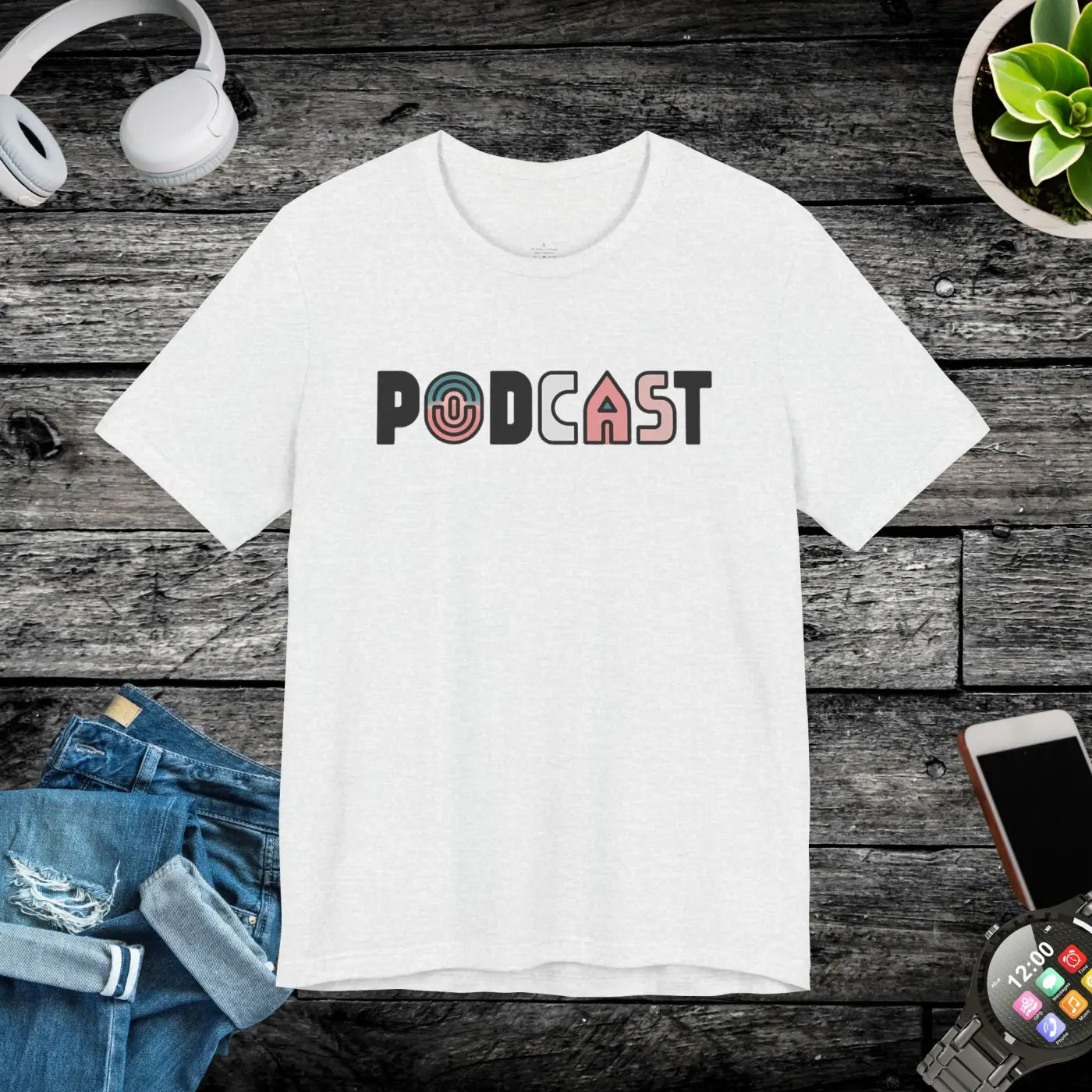 Podcast Unisex Jersey Short Sleeve Tee - Soft Cotton - DipaliZ