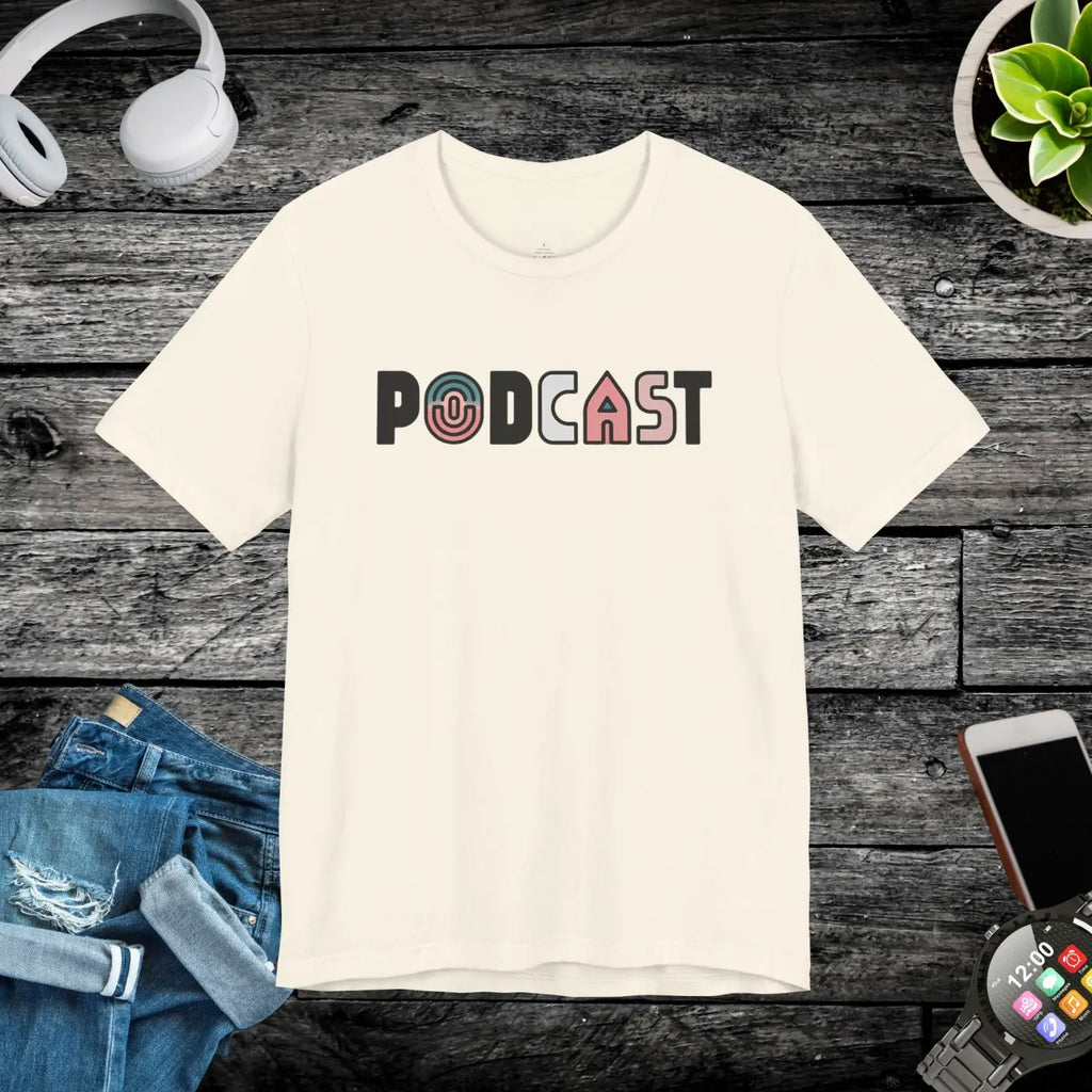 Podcast Unisex Jersey Short Sleeve Tee - Soft Cotton - DipaliZ