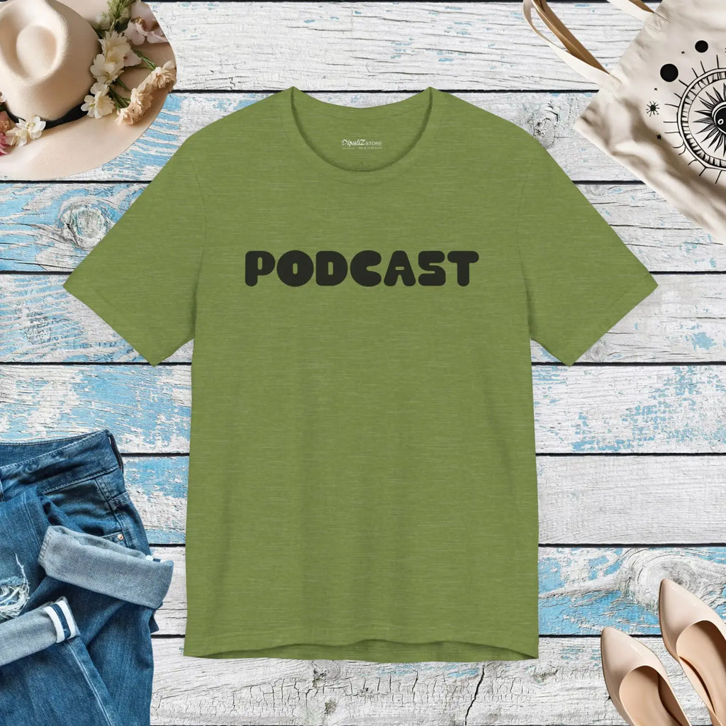 Unisex Jersey Short Sleeve Tee - Podcast Design - DipaliZ