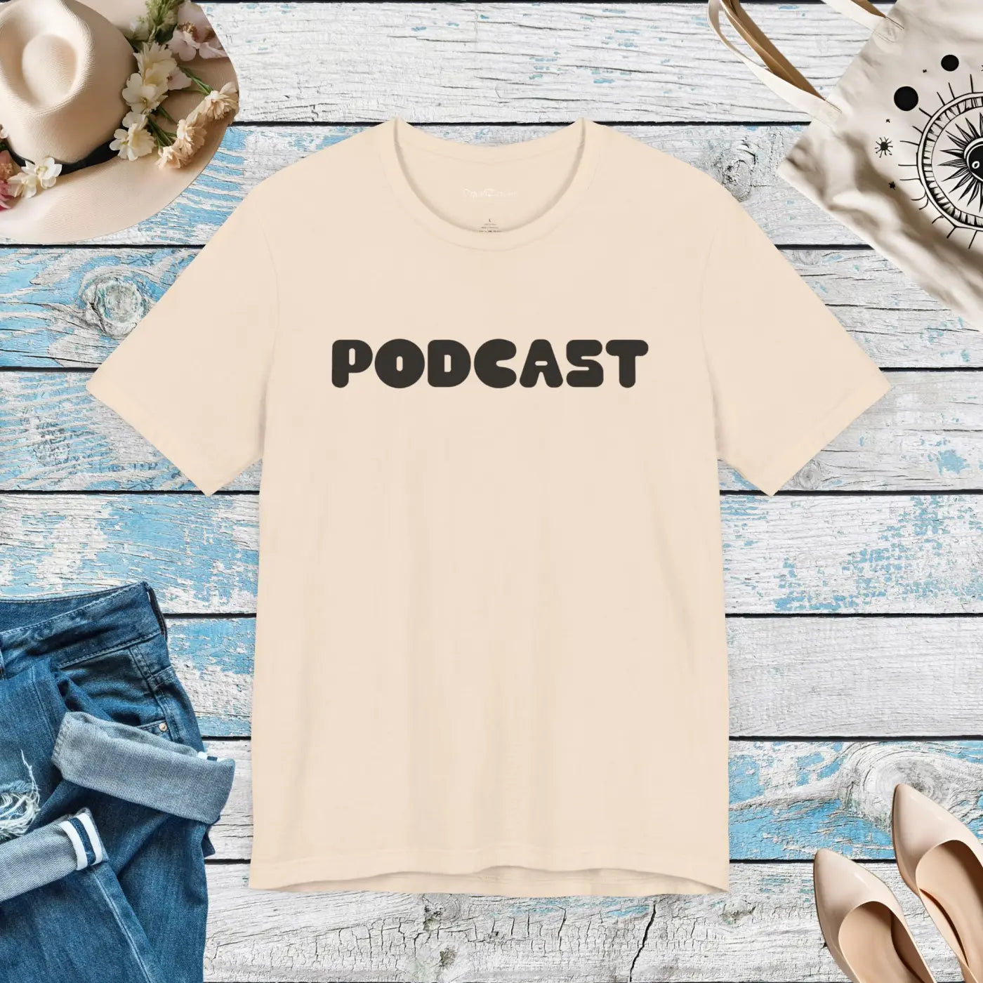 Unisex Jersey Short Sleeve Tee - Podcast Design - DipaliZ