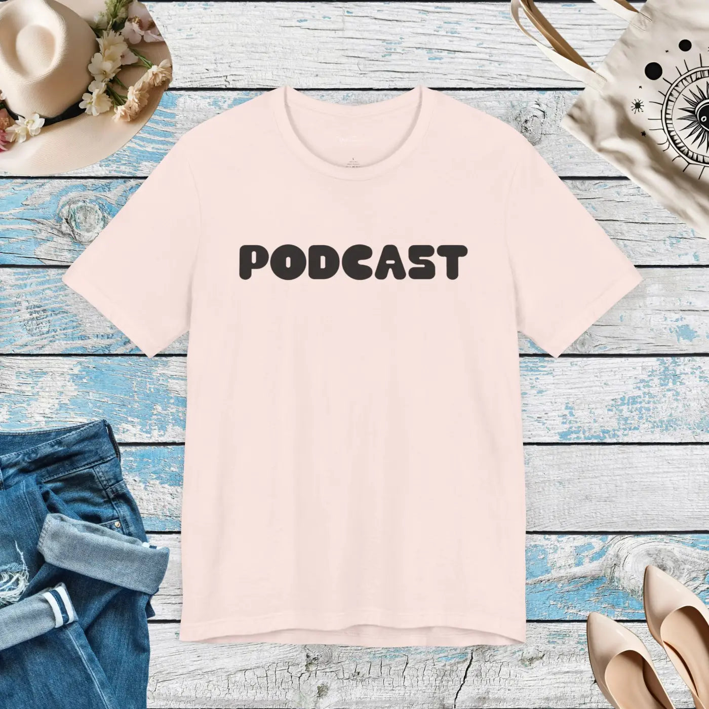 Unisex Jersey Short Sleeve Tee - Podcast Design - DipaliZ