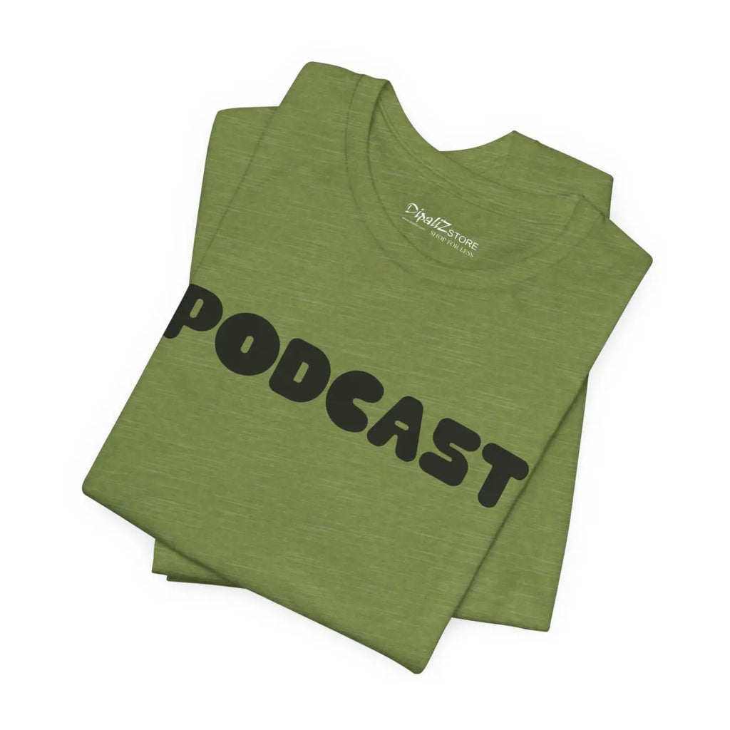 Unisex Jersey Short Sleeve Tee - Podcast Design - DipaliZ