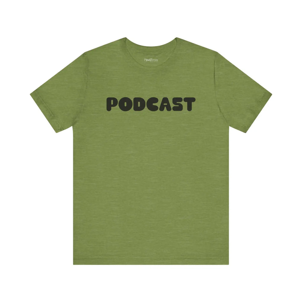 Unisex Jersey Short Sleeve Tee - Podcast Design - DipaliZ