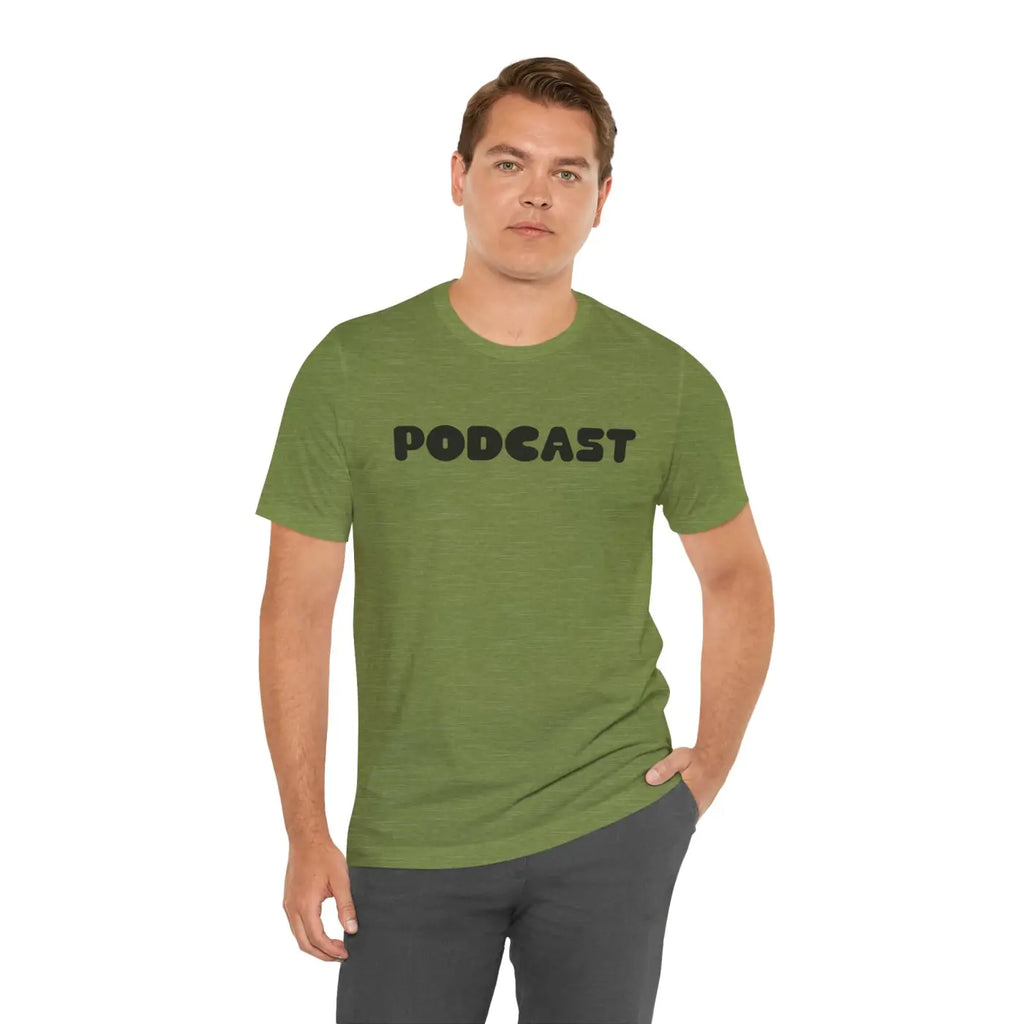 Unisex Jersey Short Sleeve Tee - Podcast Design - DipaliZ