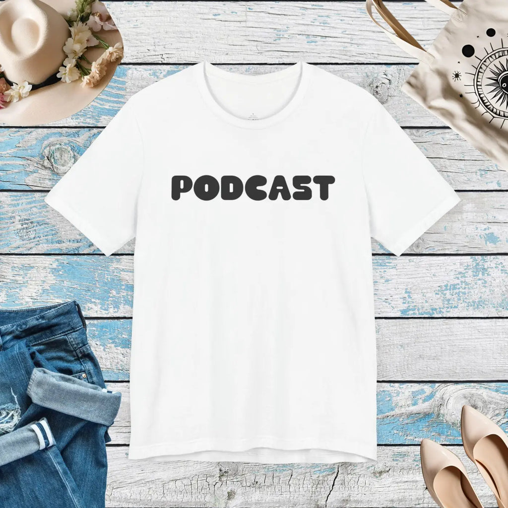 Unisex Jersey Short Sleeve Tee - Podcast Design - DipaliZ