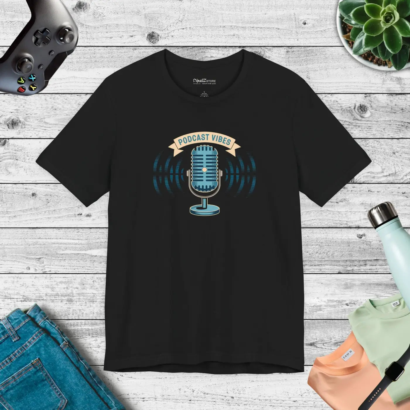 Podcast Vibes Unisex Jersey Short Sleeve Tee - DipaliZ
