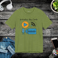 Podcasting My Cardio Unisex Jersey Short Sleeve Tee - DipaliZ
