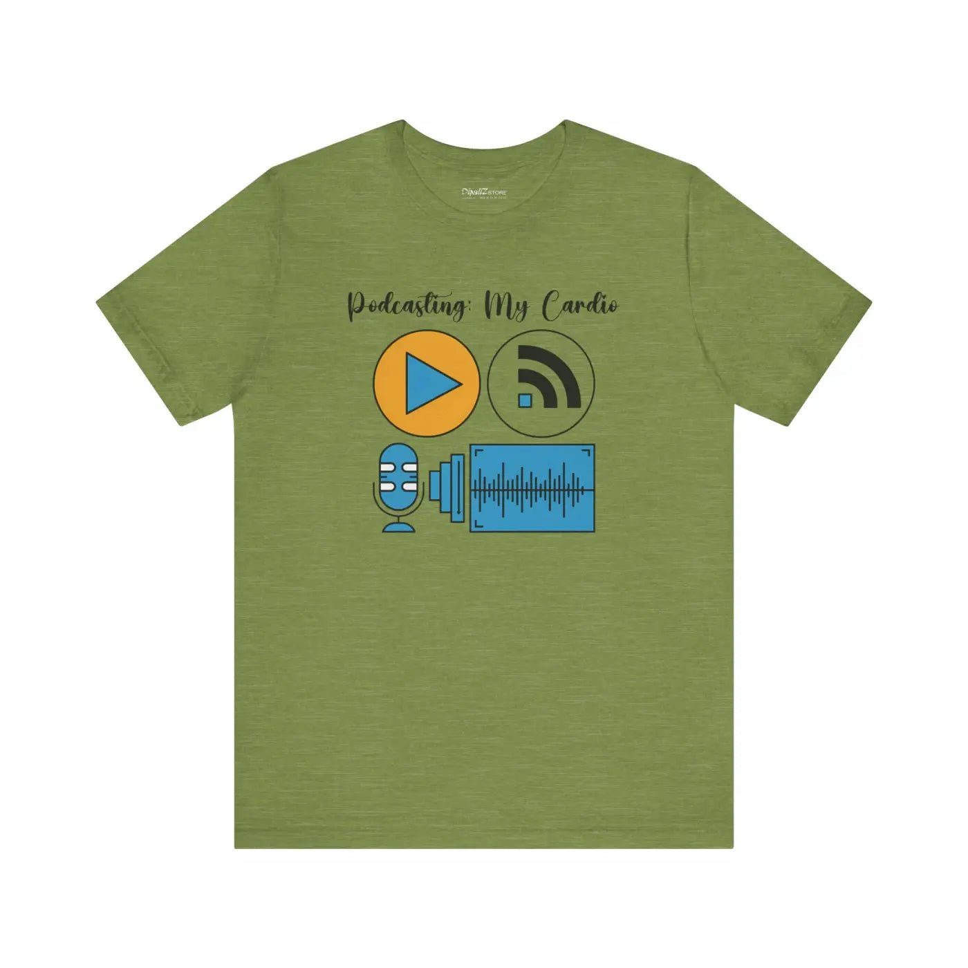 Podcasting My Cardio Unisex Jersey Short Sleeve Tee - DipaliZ