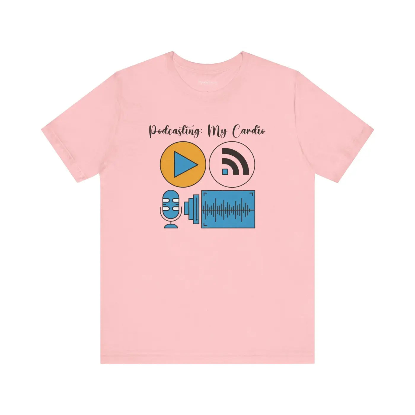 Podcasting My Cardio Unisex Jersey Short Sleeve Tee - DipaliZ